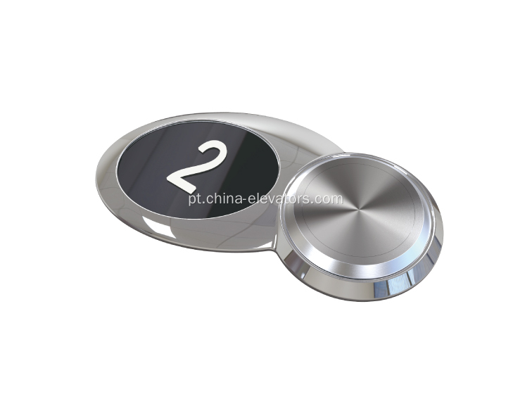 Botões de push do elevador americano