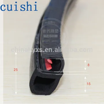 2016 hot sell Car Vehicle Door Rubber Air Sealed Seal Strip