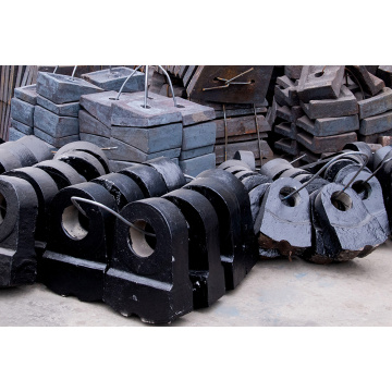 Testa del martello del frantoio in maglia d&#39;impatto in acciaio