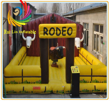 hard-wearing quality exciting Inflatable Bull Riding Machine/Mechanical Rodeo Bull/Inflatable Rodeo Bull