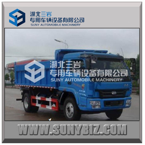 4*2 132hp 140hp 6ton 7ton yuejin 2 axles garbage dump truck tipper truck