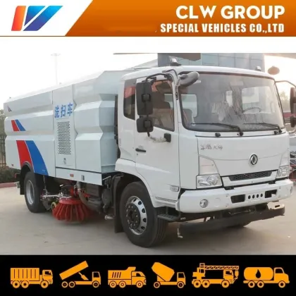 Dongfeng 8 ton Stainless Steel Road water Sweeper truck 16m3 Street Cleaning Sweeper Machine