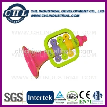 Hot sell plastic baby trumpet with CE certification
