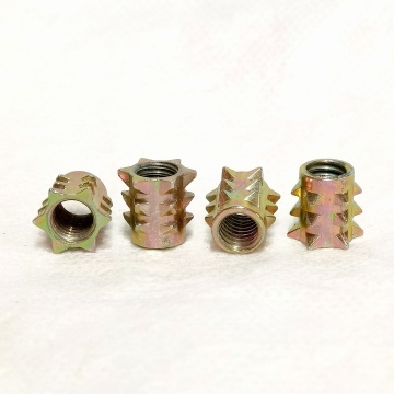 M6*10 Zinc Alloy Thorn Mother Embedded Nut for Furniture Hardware Accessories