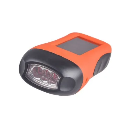 TP-PH007 Dynamo Solar Power Light 3LED Flashlight