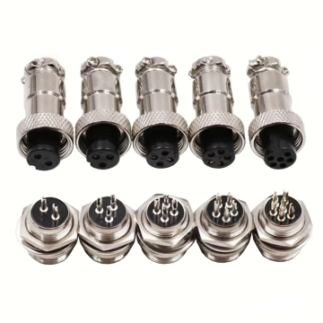 4 Pin Thread Panel GX12 Aviation Wire Connector