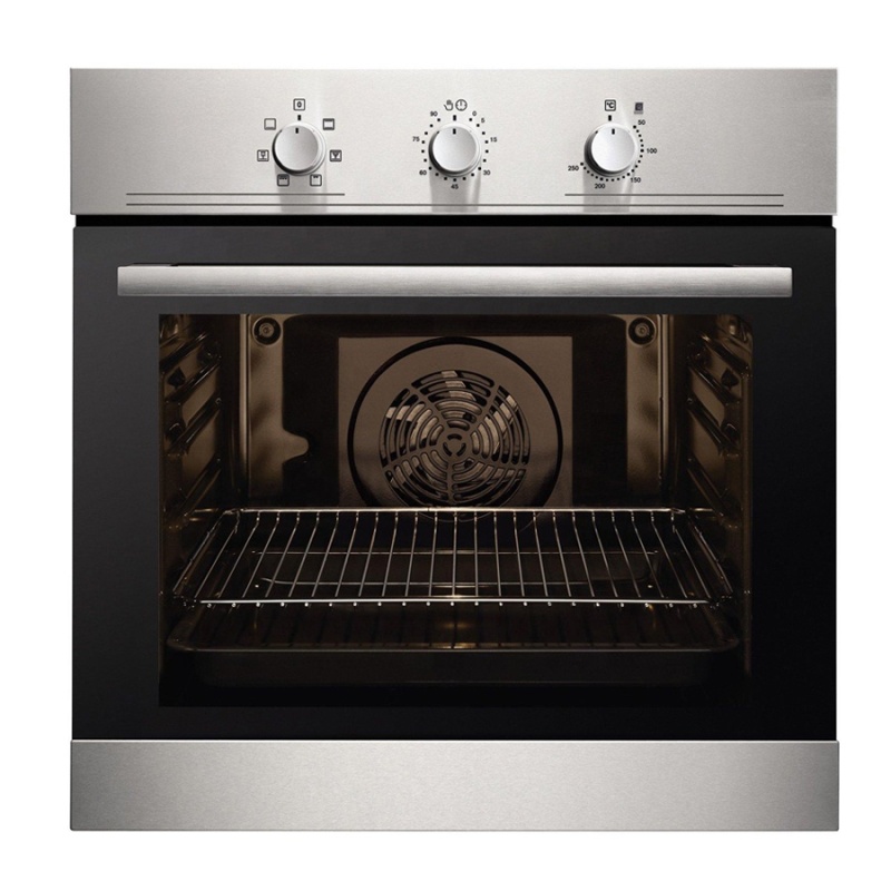 600mm big capacity gas + electric oven 2 layers glass door Hot Air Circulation rottiserie gas chicken oven built in pizza oven