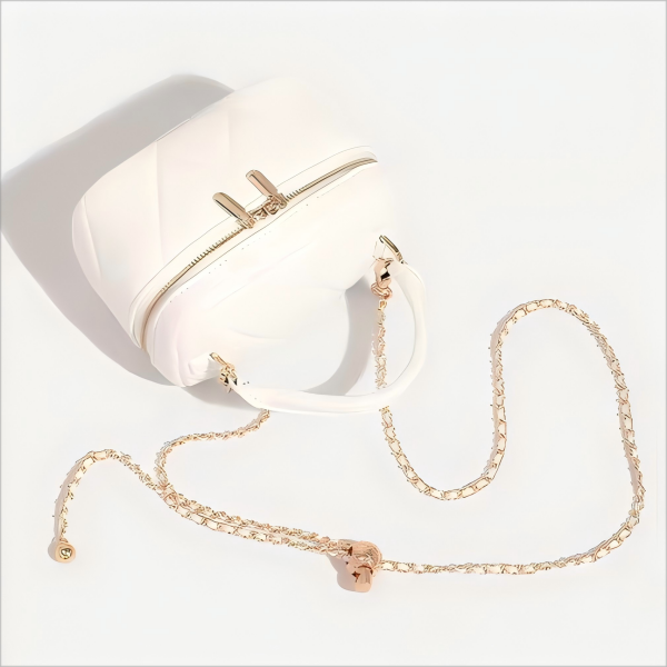2025 Summer Fashion Striped Chain Box Handbag
