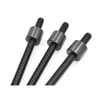 Tr12 36 Trapezoid Lead Screw Nut and T-Screw in 45 Steel