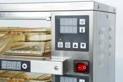 Vertical Warmer Display Cabinet for Hamburger Patties - Hot Sale McDonald KFC Warmer