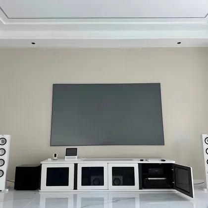 Intelligent laser TV cabinet