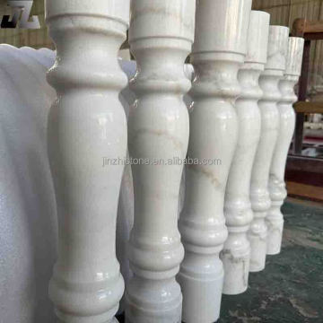 White Marble Products for Exterior Decor: Columns, Balusters & Railings