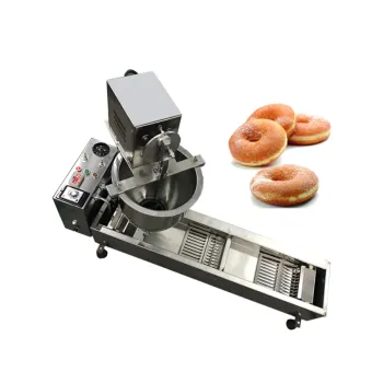 Automatic Mochi Donut Fryer Machine - 4Pcs/Row Doughnut Ball Maker