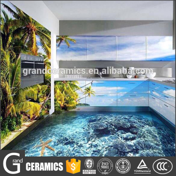 GRAND New technology 3d floor art Micro-crystal tile