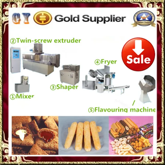 jinan corn puffed snacks food making machine