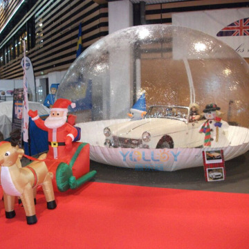 High Quality Inflatable Snow Globe Ball Photo Studio Exhibition Booth for Commercial Photography