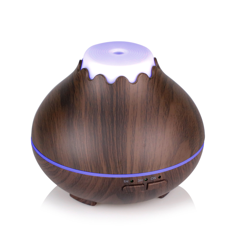 Wood Grain Essence Mini Diffuser ສຳ ລັບນໍ້າມັນທີ່ ຈຳ ເປັນ