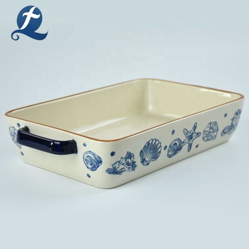 High quality bakeware custom restaurant ceramic baking pan