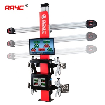Multi-Language Free Update 3D Wheel Aligner with AA4C Camera and Dual Monitors