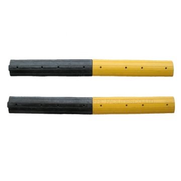 2023 Popular Black and Yellow Micro Rubber Deceleration Speed Bump
