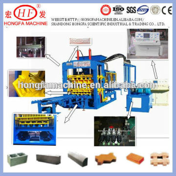 QT6-15 concrete block machine in Canton Fair