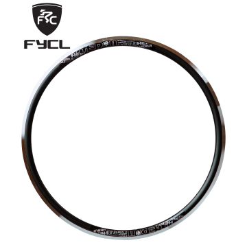 Customizable OEM/ODM Double Wall Alloy Rim Bike Rims with MOQ of 1 PC in Various Sizes and Silver Finish: HR-D07