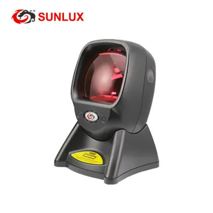 Flexible Desktop Crossed Laser SUNLUX Barcode Scanner