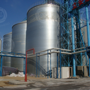 Рудна прахова съхранение тип тип стоманена плоча силоз