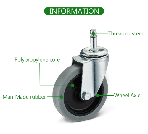 Medical Caster Wheels For Hospital Bed