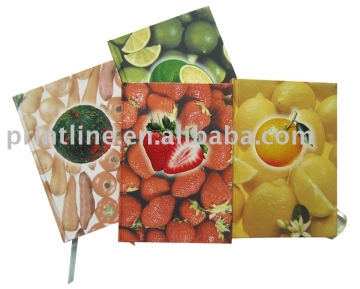 Hard Cover Notebook with matte lamination+UV