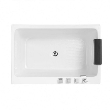 Modern mini japanese small sizes square acrylic bathtub