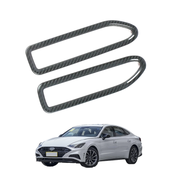 2020 Hyundai Sonata Stainless Steel Carbon Fiber Interior OEM Air Outlet Trim Frame