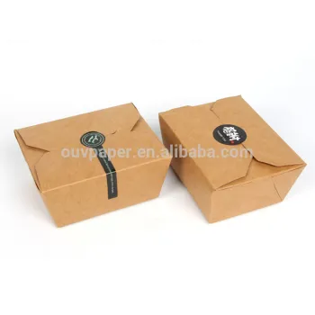 Custom Printed Disposable Mcdonald's Food Packaging Fried Chicken Box