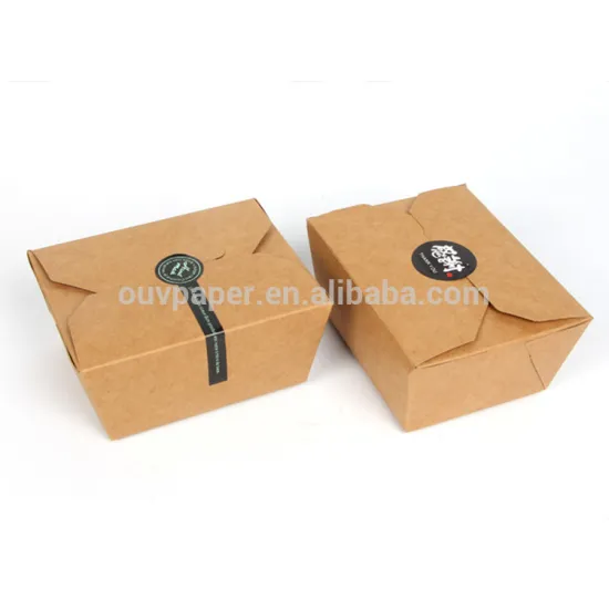 Custom Printed Disposable Mcdonald's Food Packaging Fried Chicken Box