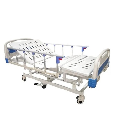 Multi-function Crank-type Mobile Folding Hospital Bed