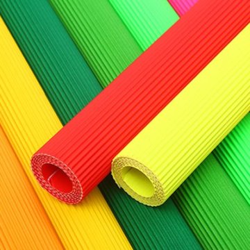 Каляровы ліст гафрыраванай паперы