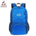 Promotional outdoor camping travel unisex folding backpack