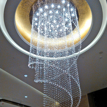 Large Crystal Chandelier for Hotel Lobby