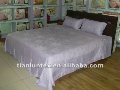 natural jacquard bamboo bedding sets