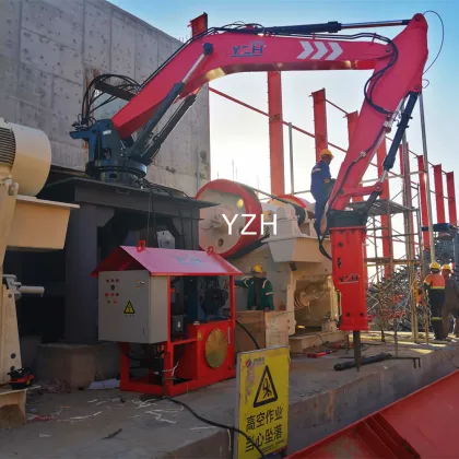 YZH hydraulic type pedestal boom