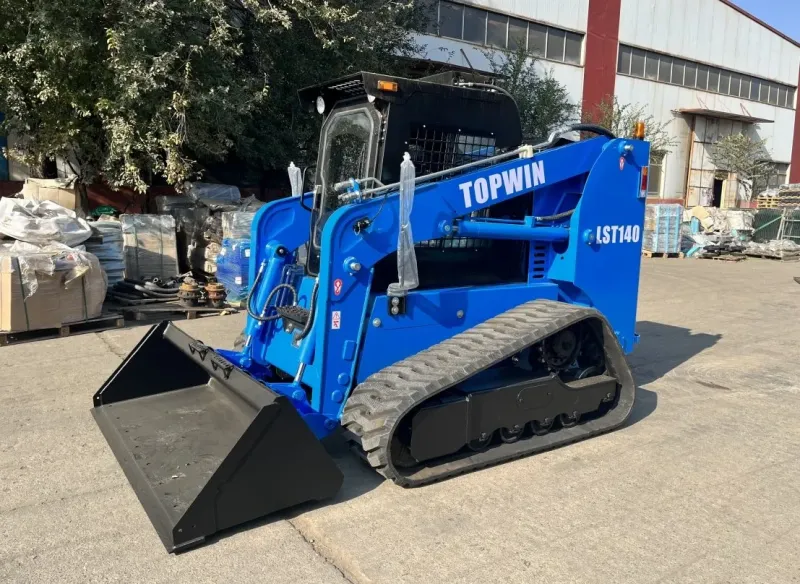 China Best Manufacture Mini Compact Small Wheeled Tracked Track 50HP 65HP 75HP 85 HP 90HP 120HP 850/1200 Kg Diesel EPA Euro5 Engine Skid Steer Loader Price