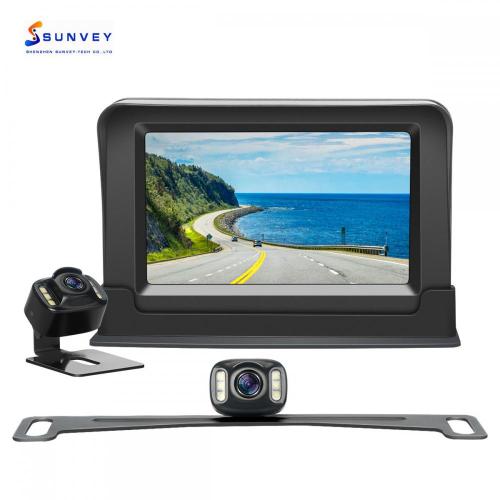 Car Reverse Camera with Monitor 4.3Inch