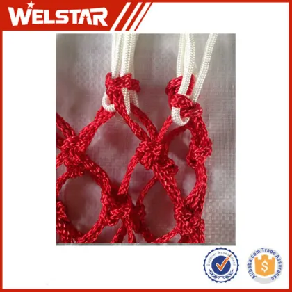 high quality PE/PP multi-color custom sports net basketball ring net