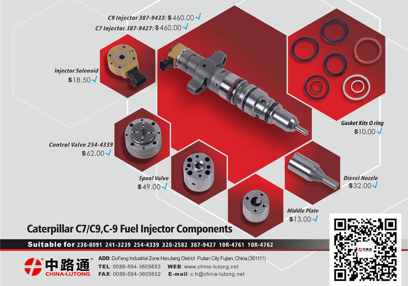 Caterpillar-C7-Fuel-Injector-Components-1