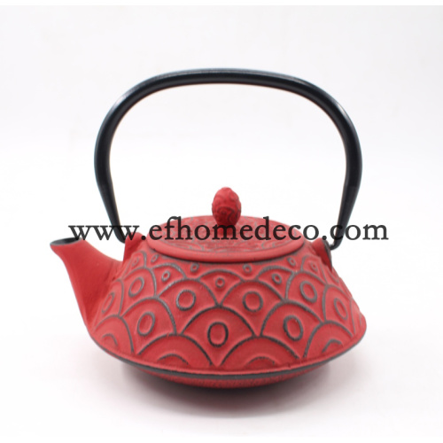 Cast Iron Enamel Teapot Set Water Kettle