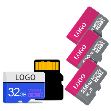 DVR, 전화 및 GPS 용 사용자 정의 로고 TF 카드 2GB-1TB