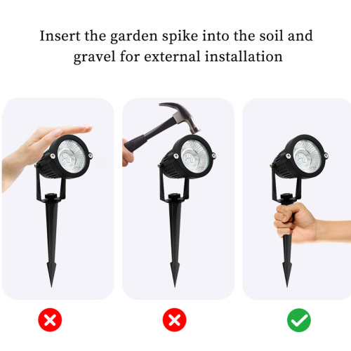 12Vlow Tension Outdoor LED Landscape Spotlights with Stand