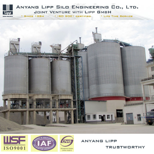 Cola Silo Steel Silo Betonbasis