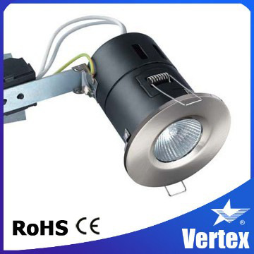 Interchangeable Bezels Fixed MR16 IC Fire-rated Downlight