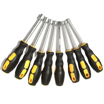 5-13mm TPR Handle Magnetic Screwdriver Holder with Hex Socket and Nut Driver